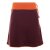 Vishes Fleecerock Damen Knielang A-Linie Taschen Kontrastbund Warm