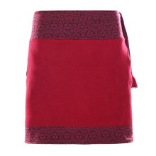 Vishes Fleecerock Damen Bedruckter Bund Taschen A-Linie...