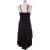 Vishes Lagenlook Ballonkleid mit verstellbaren Trägern schwarz 36-38