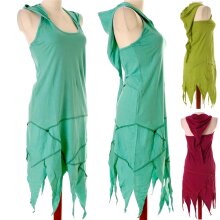 Vishes Zipfelkleid Neckholder Sommerkleid Hoodie...