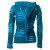 Vishes Goa Jacke Hoodie Zipfelkapuze Sweatjacke türkis 42