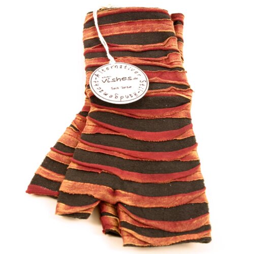 Vishes Cutwork Arm Stulpen Pulswärmer Handschuhe rot