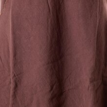 Vishes Zipfeliges Lagenlook Shirt Tunika aus handgewebter Baumwolle - im Used-Look braun 42