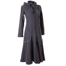 Vishes warmer Wintermantel Fleece Mantel Larp grau 36-38