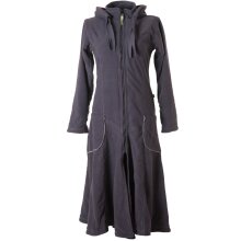 Vishes warmer Wintermantel Fleece Mantel Larp grau 42