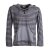Vishes Gestreiftes Longsleeve Hoodie Shirt mit Kängurutasche und Kapuze