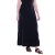 Vishes Damen Maxi-Rock Baumwolle Vintage, Retro elastischer Bund mit Kordel-Zug